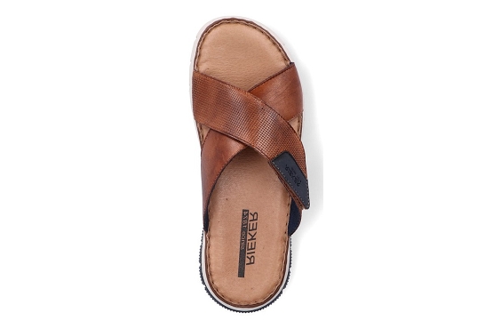 Rieker nu pieds sandales 25283.23 cuir peanut5672401_4