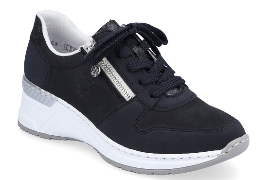 Rieker baskets sneakers n4338.14 cuir pazifik5672501_1