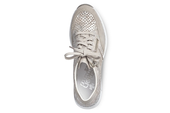 Rieker baskets sneakers n4327.80 cuir ice5672601_4