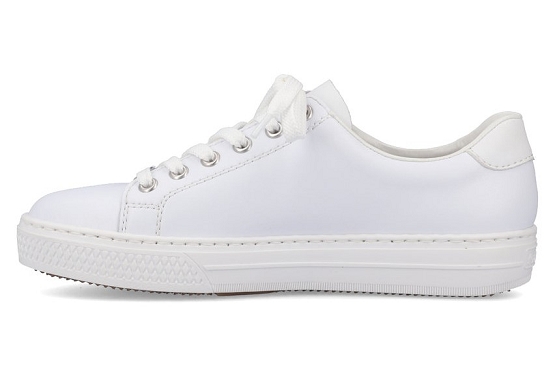 Rieker baskets sneakers l59l1.83 cuir blanc5673301_2
