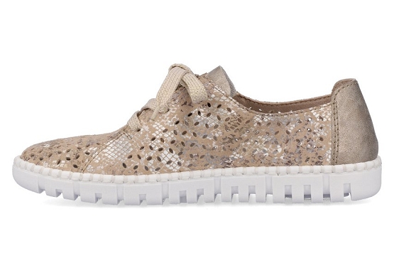 Rieker baskets sneakers m2306.91 cuir beige5673401_2