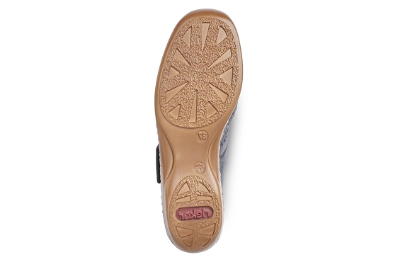 Rieker ballerines 41399.14 cuir royal5673801_5