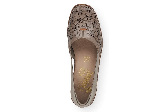 Rieker ballerines 41356.64 cuir gold5673901_4