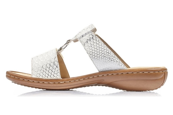 Rieker mule 608p9.80 cuir blanc5674701_2