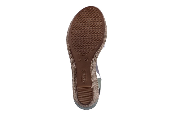 Rieker sandales nu pieds 624h6.80 cuir blanc5676101_5