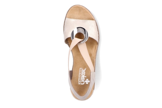 Rieker sandales nu pieds 624h6.60 cuir alula5676201_4