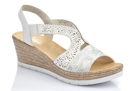 Rieker sandales nu pieds 61916.80 cuir blanc5677101_1