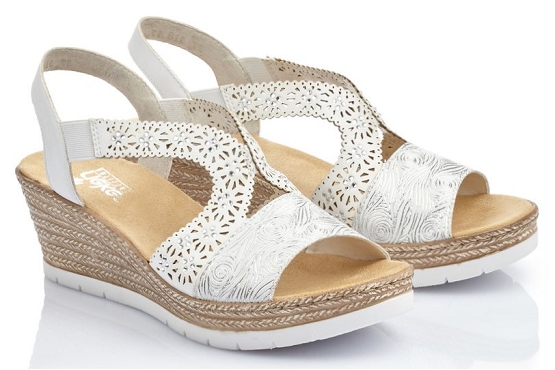 Rieker sandales nu pieds 61916.80 cuir blanc5677101_5