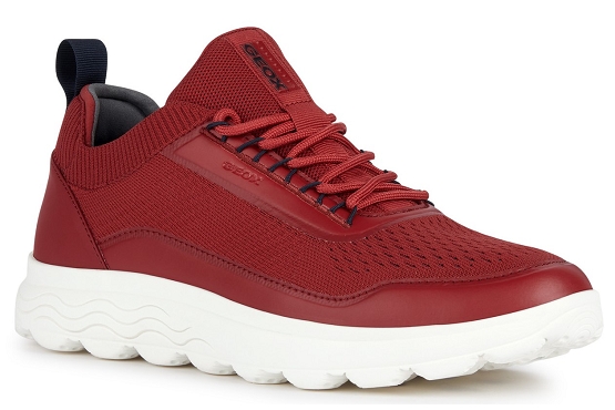 Geox baskets sneakers u35bya rouge
