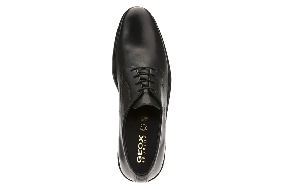 Geox derbies lacets u52w1d cuir noir5681401_5