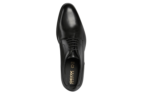 Geox derbies lacets u169gc cuir noir5681501_5