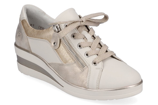 Remonte baskets sneakers r7216.60 cuir blanc5687901_1