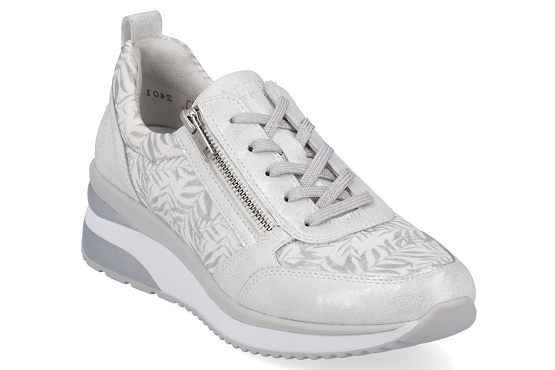 Remonte baskets sneakers d2401.91 cuir blanc5688201_1