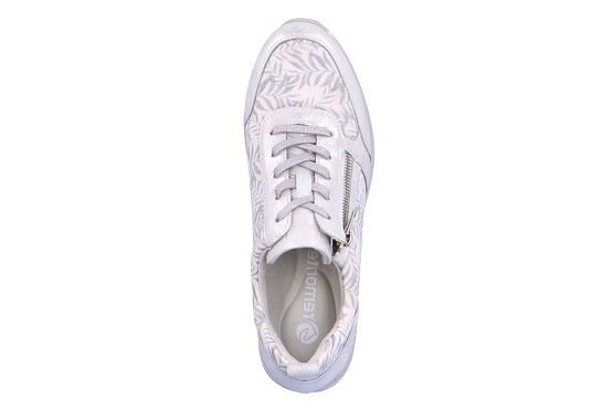 Remonte baskets sneakers d2401.91 cuir blanc5688201_4