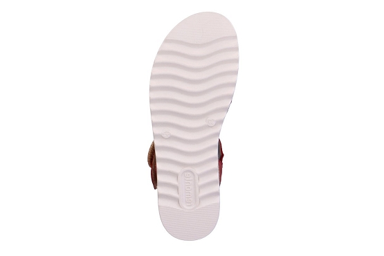 Remonte sandales nu pieds d0q52.33 cuir rouge5688701_5