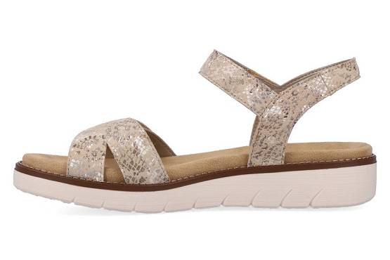 Remonte sandales nu pieds d2049.62 cuir beige5688901_2