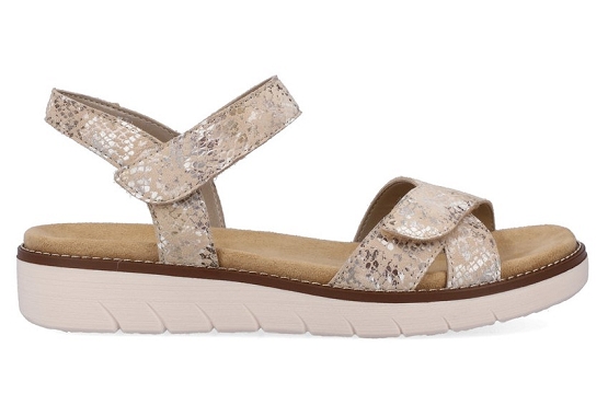 Remonte sandales nu pieds d2049.62 cuir beige5688901_3