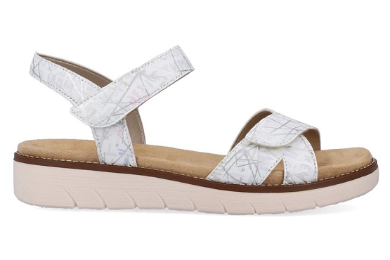 Remonte sandales nu pieds d2049.80 cuir weiss5689001_3