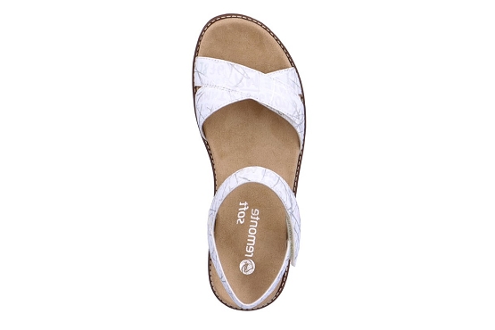 Remonte sandales nu pieds d2049.80 cuir weiss5689001_4