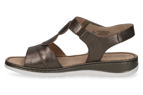 Caprice sandales nu pieds 28154.20 wine metal5692101_2