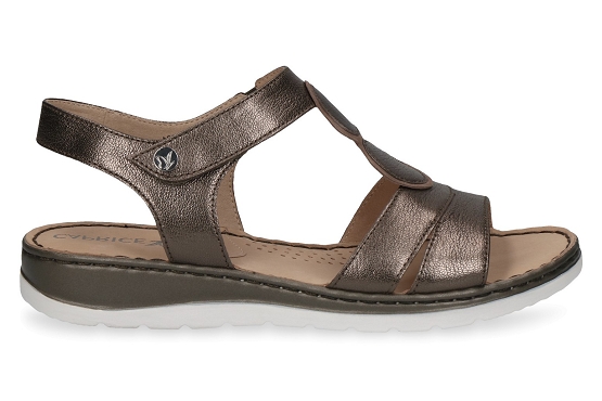 Caprice sandales nu pieds 28154.20 wine metal5692101_3