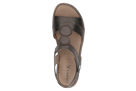 Caprice sandales nu pieds 28154.20 wine metal5692101_4