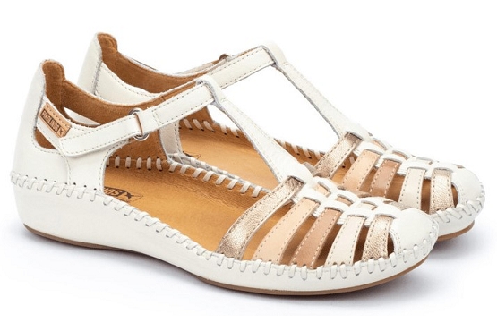 Pikolinos sandales nu pieds 655.0843c2 cuir blanc5693601_1