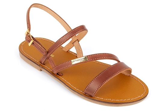Les tropeziennes sandales nu pieds baden tan5696501_1