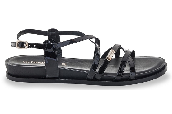 Les tropeziennes sandales nu pieds carryola noir5696601_2