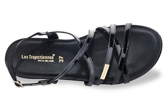 Les tropeziennes sandales nu pieds carryola noir5696601_3