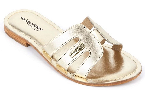 Les tropeziennes sandales nu pieds damia or5696901_1