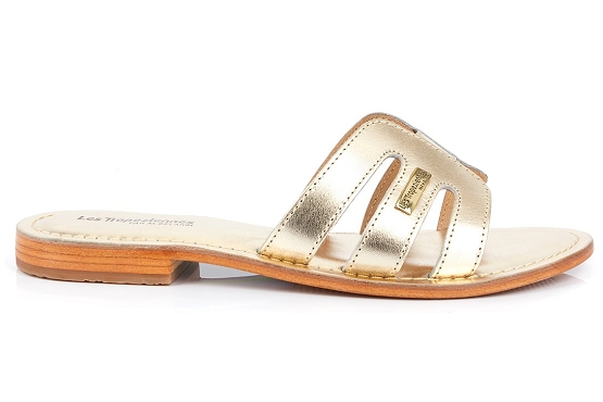 Les tropeziennes sandales nu pieds damia or5696901_2