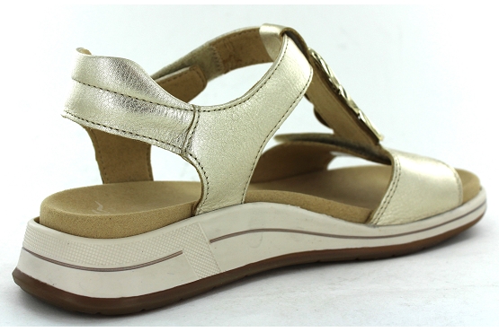 Ara sandales nu pieds 1234826.14 cuir metallic5699401_3