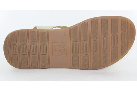 Ara sandales nu pieds 1234826.14 cuir metallic5699401_4