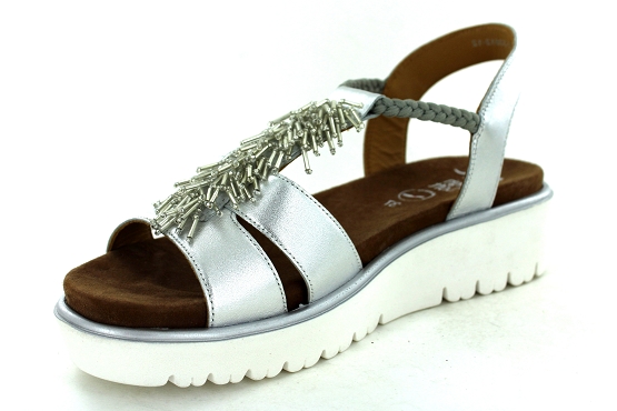 Ara sandales nu pieds 1233512.12 cuir metallic5699601_2