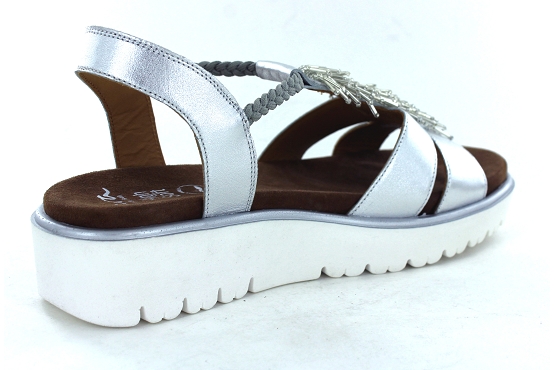 Ara sandales nu pieds 1233512.12 cuir metallic5699601_3