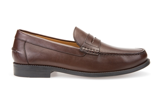 Geox mocassins u641zb cuir brown5719701_2