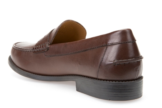 Geox mocassins u641zb cuir brown5719701_3