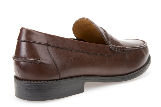 Geox mocassins u641zb cuir brown5719701_4