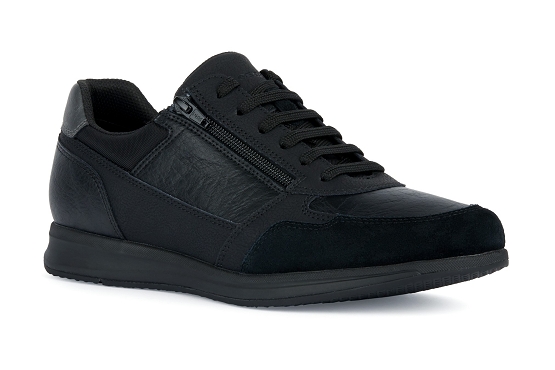 Geox baskets sneakers u35h5a cuir noir5720601_1