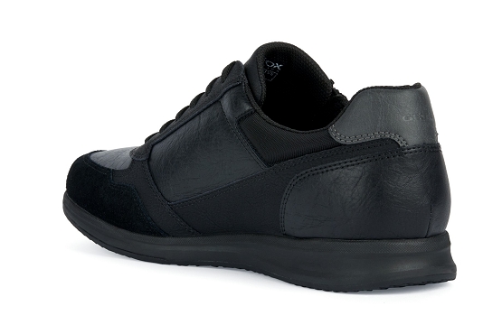 Geox baskets sneakers u35h5a cuir noir5720601_3