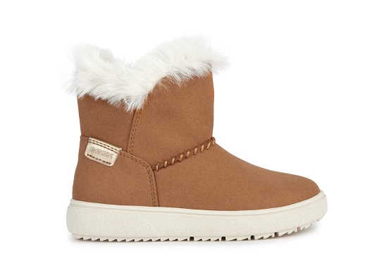 Geox bottes et bottines j36hud cuir camel5720801_2