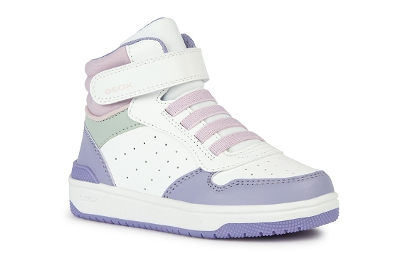 Geox baskets sneakers j36hxa cuir lilas5721301_1