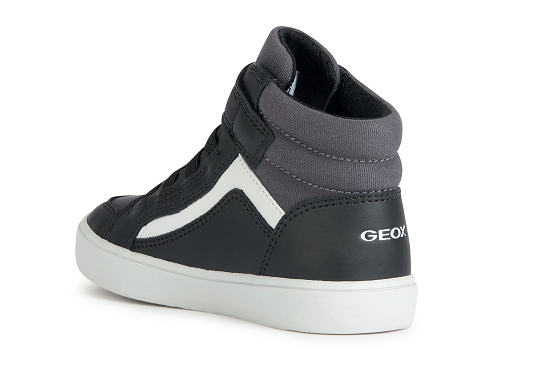 Geox baskets sneakers j365cc cuir noir5722501_3