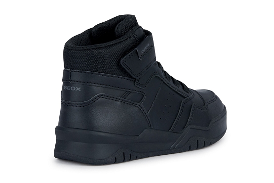 Geox baskets sneakers j367rf cuir noir5729001_4