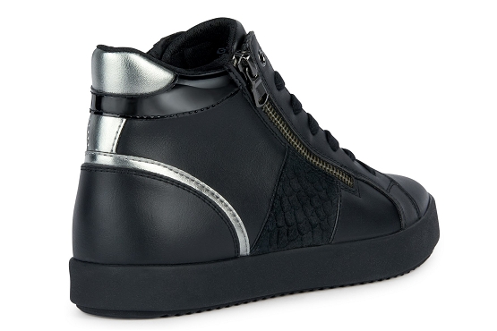 Geox baskets sneakers d366hd cuir noir5731201_4