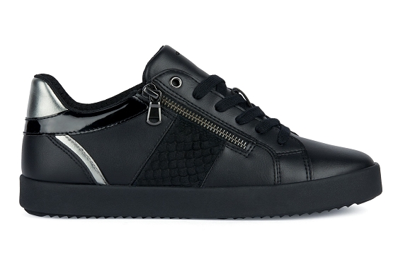 Geox baskets sneakers d366he cuir noir5731301_2