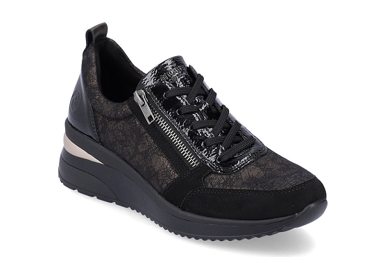 Remonte baskets sneakers d2401.92 noir5731901_1