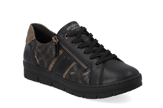 Remonte baskets sneakers d5827.01 noir5732101_1