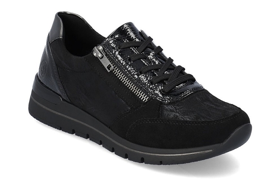 Remonte baskets sneakers r6700.03 cuir noir5732601_1